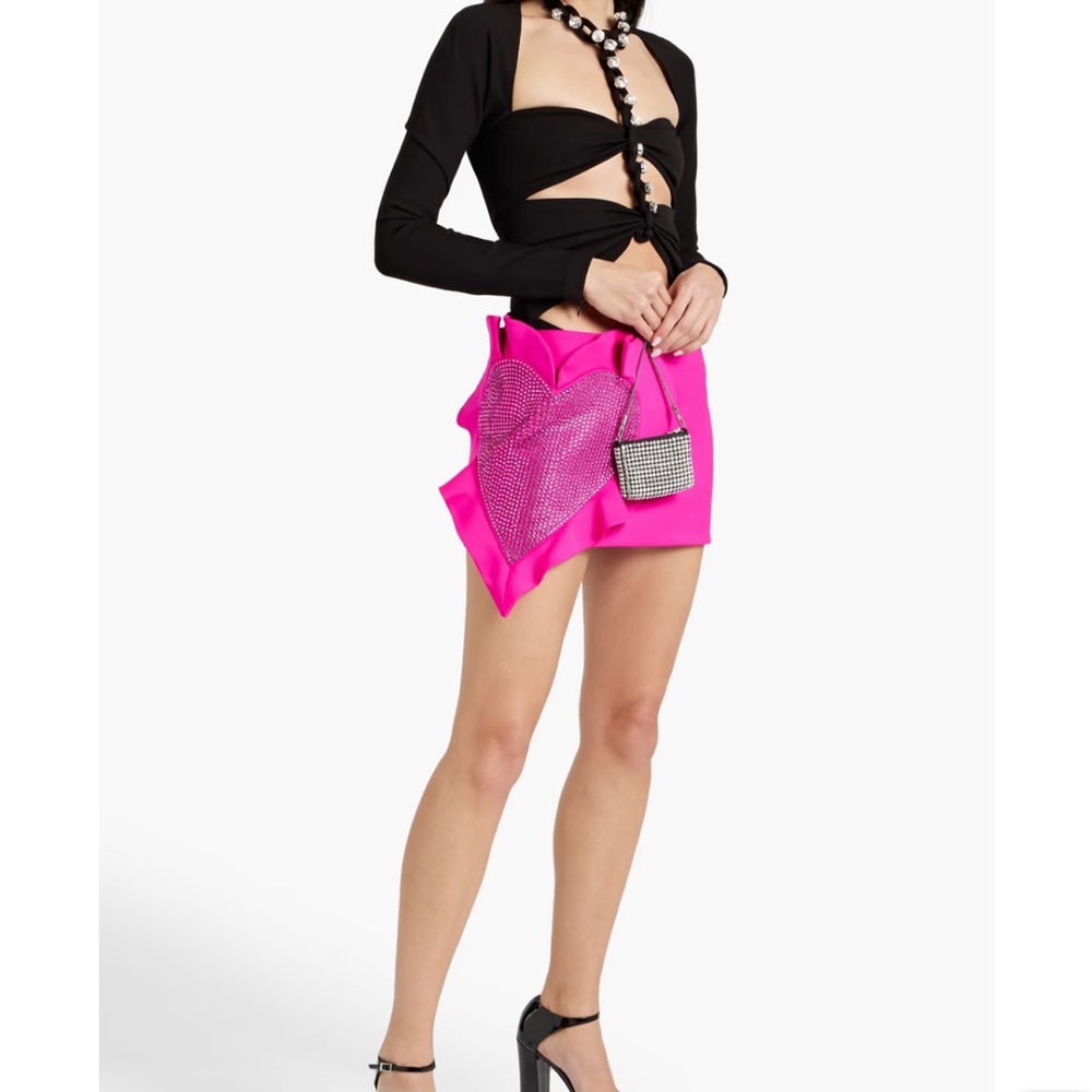 Area Heart Ruffle Mini Skirt - Picture 4 of 7
